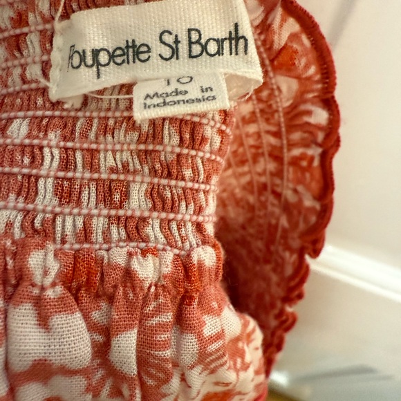 Poupette St. Barth Red and White Floral Set - Picture 8 of 8